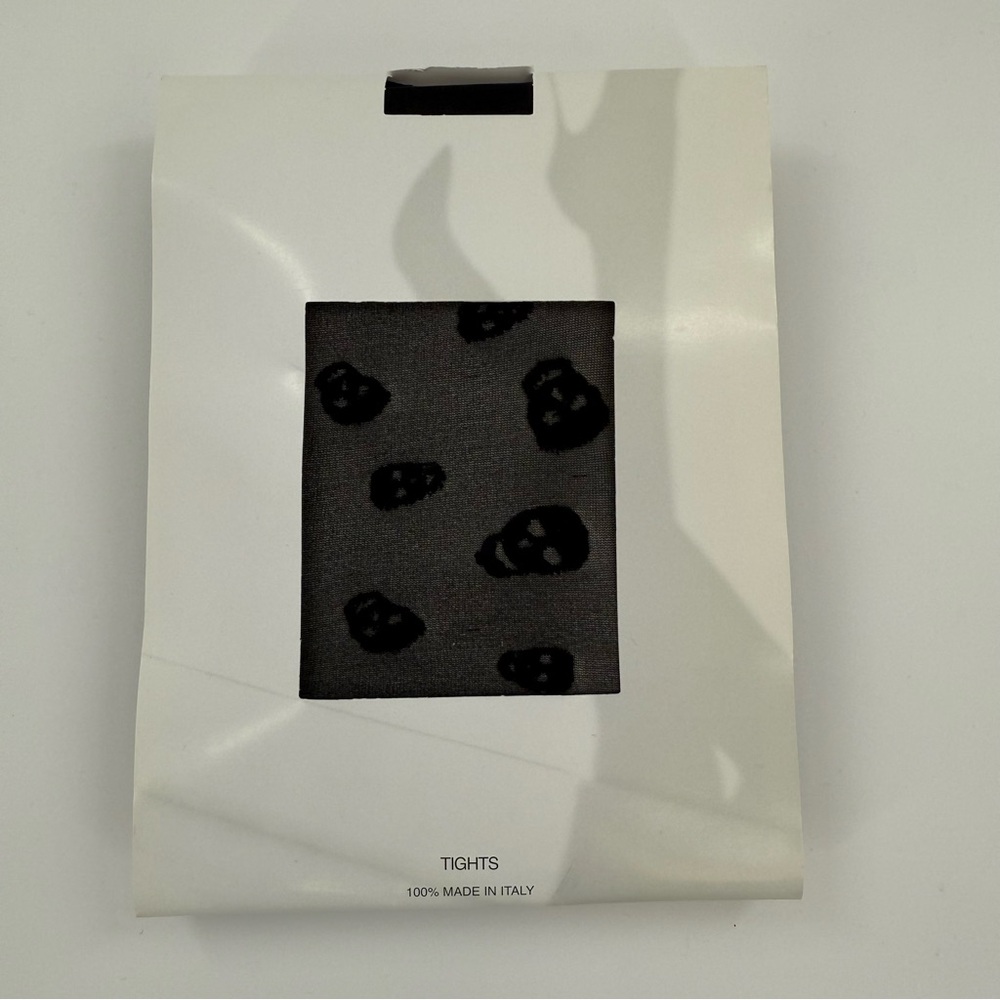 Emilio Cavallini Black Skull Pattern Tights